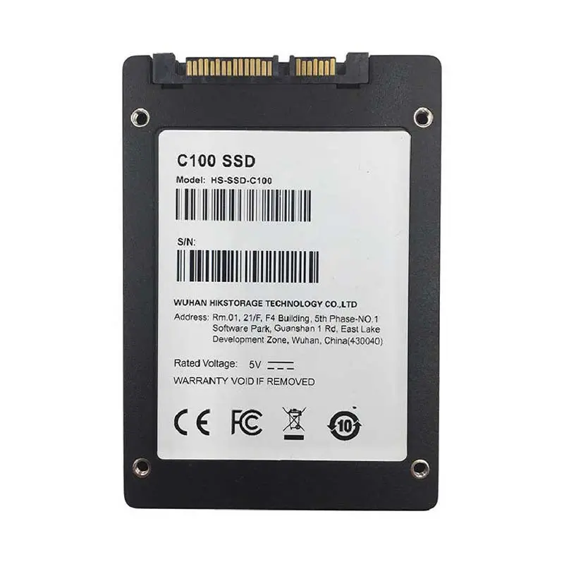 Hikvision C100 SATA 3.0 2.5 Inch 480GB Internal SSD - Back